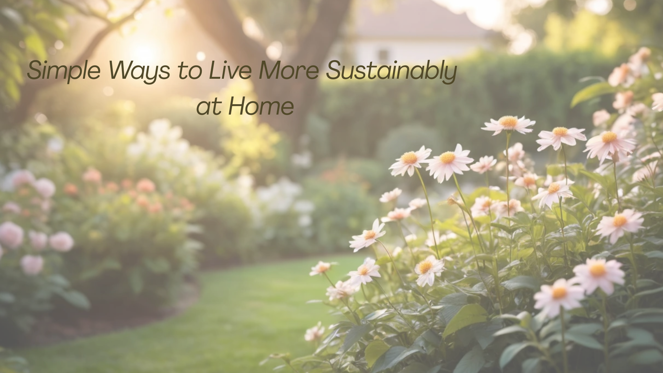 3 Easy Ways to Live More Sustainably...Starting Today – Enchanted Earth