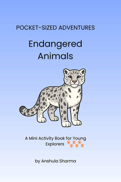 Pocket-Sized Adventures- Endangered Animals: A Mini Activity Book for Young Explorers